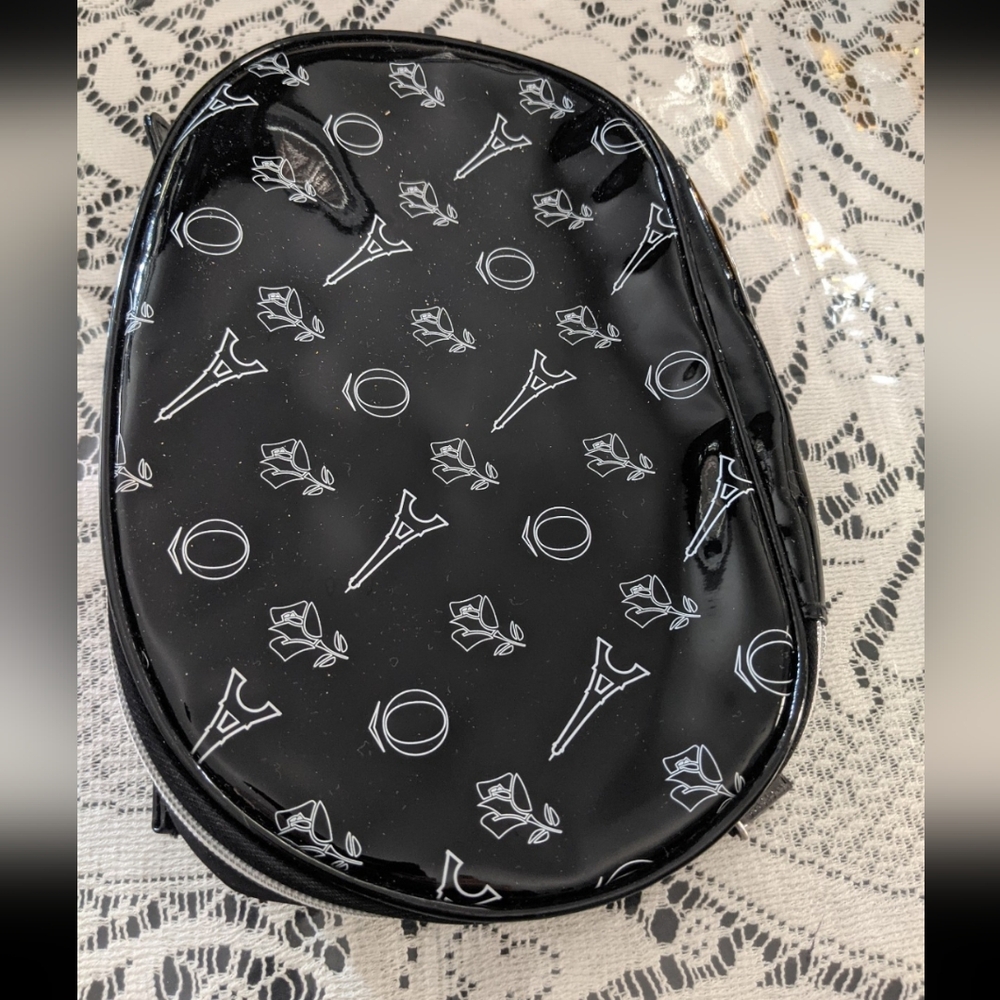 Vintage Retro Cosmetic Makeup Pouch Travel Bag Coquette Romantic Paris Gift